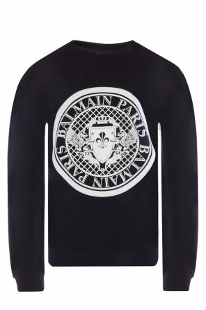 Bluza z nadrukiem z logo, zdjęcie 1 Bluza z nadrukiem z logo od Balmain